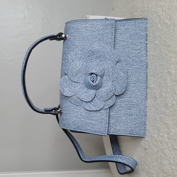 NWT Aldo denim flower mini bag - Picture 7 of 8